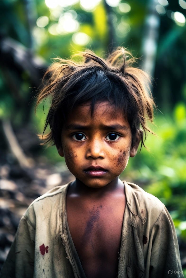 children studying in a classroom
